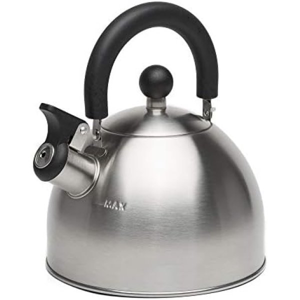 Primula Stewart Whistling Stovetop Tea Kettle Food Grade Stainless Steel