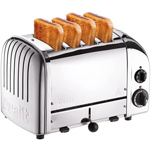 Dualit Classic 4 Slice NewGen Toaster - Stainless Steel