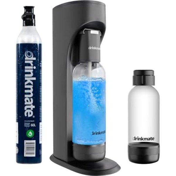 Drinkmate OmniFizz Sparkling Water and Soda Maker, Carbonates Any Drink